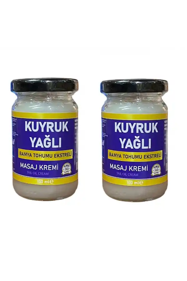 Kuyruk Yağı masaj Kremi 100 ml, 2 adet, DVD Lokman Aktar