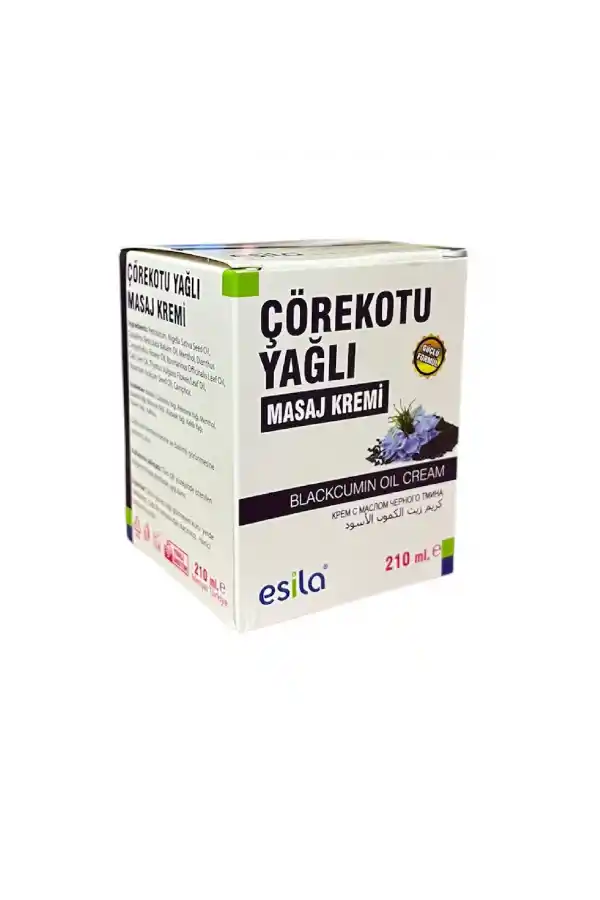 Çörekotu Yağı masaj Kremi 210 ml, Esila