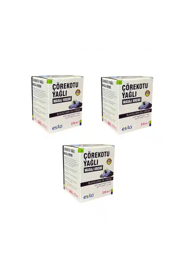 Çörekotu Yağı masaj Kremi 210 ml, Esila