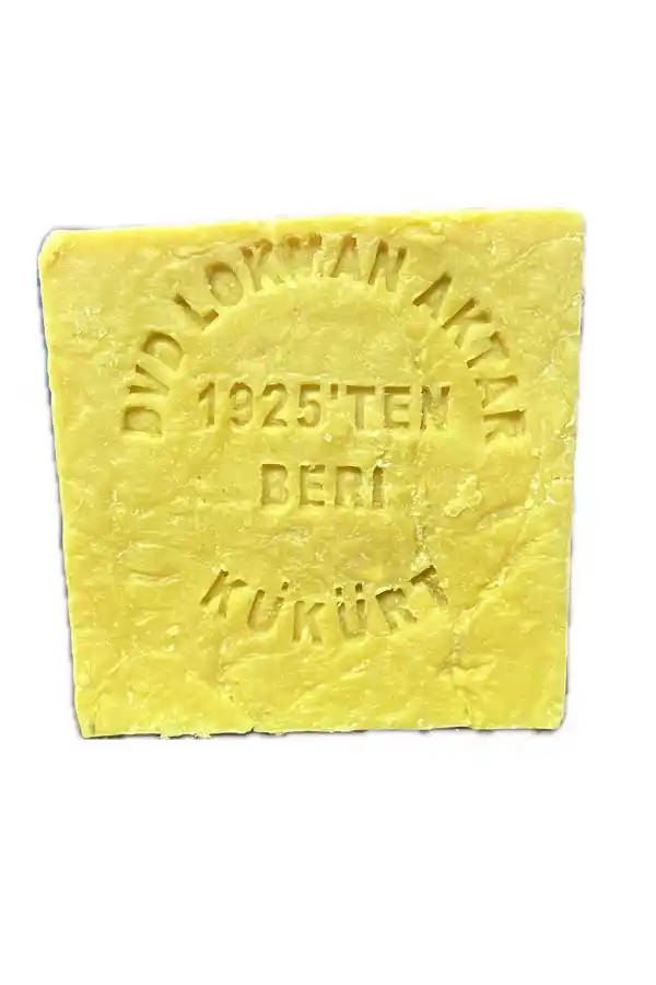 Doğal El Yapımı Kükürtlü Sabunu 1 Adet, Lokman Aktar