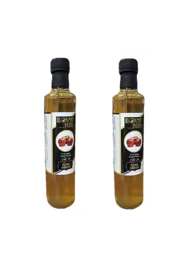 Elma Sirkesi, Katkısız, Doğal, 2 Adet, Lokman Aktar