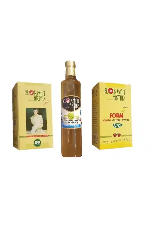 Form Macun + Saldanozlu Elma Sirkesi + Form Çay Birarada 3lü set, Lokman Aktar