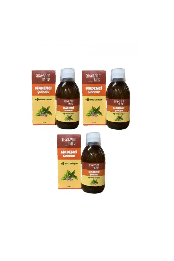 Madenci Şurubu 230 ml, Lokman Aktar 3Adet