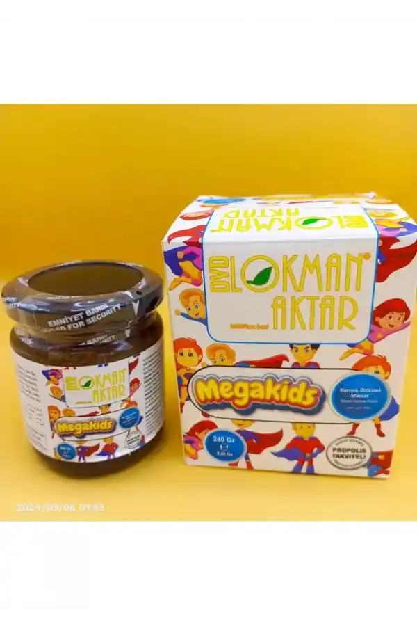 Megakids Çocuklar İçin Propolisli Macun 240 G 1Adet, Lokman Aktar