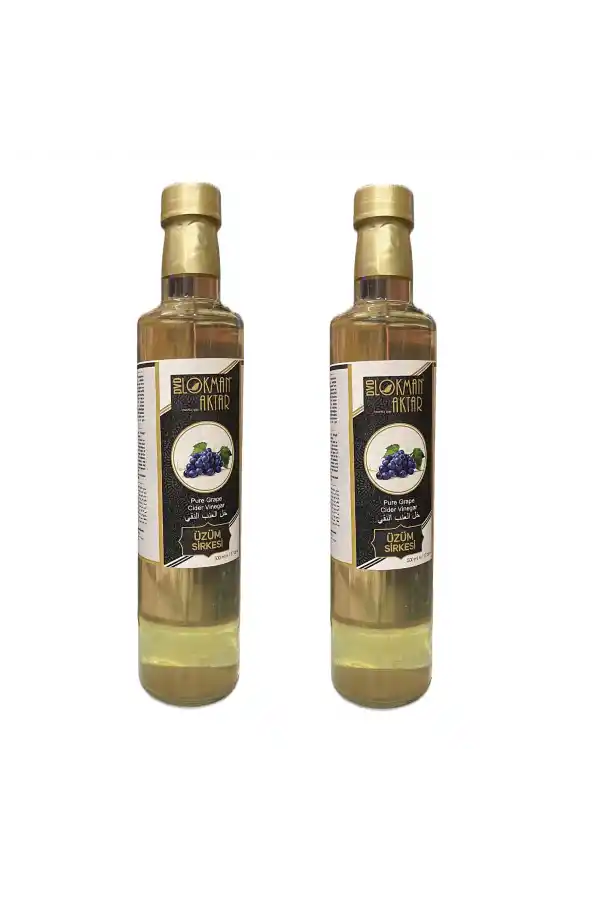 Üzüm Sirkesi, Katkısız, Doğal, 2 Adet, Lokman Aktar