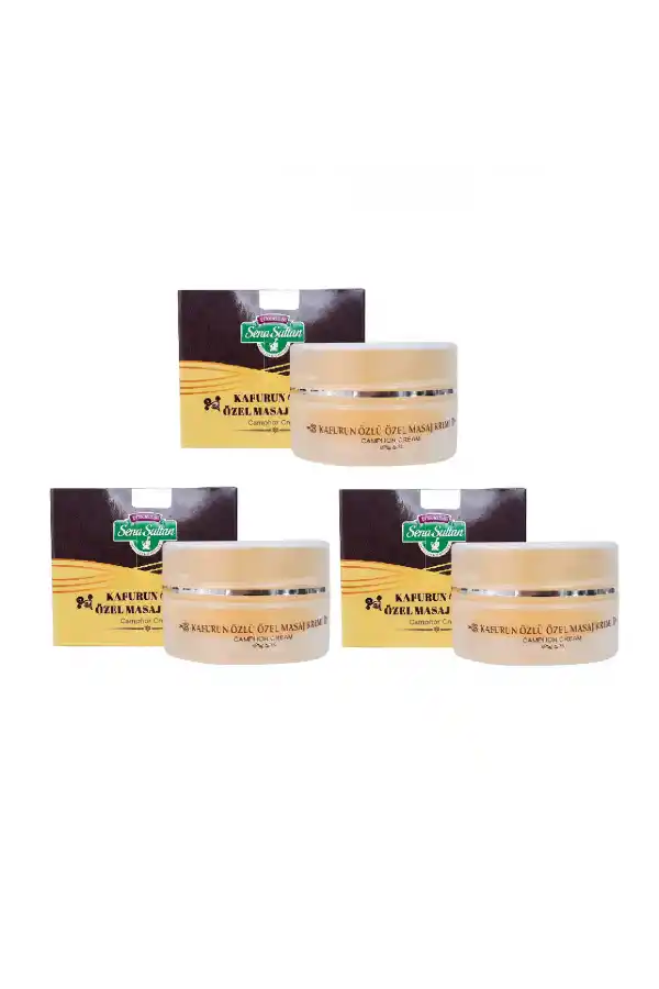 3 Adet Kafurun Özlü Özel Masaj Kremi 100 ML, Lokman Sena Sultan