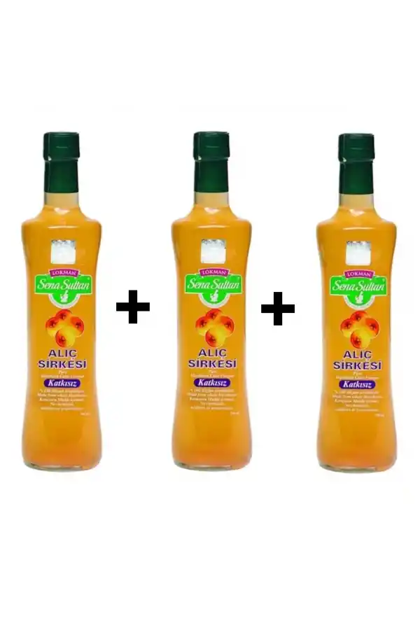 Katkısız Alıç Sirkesi 500 ML 3 Adet, Lokman Sena Sultan