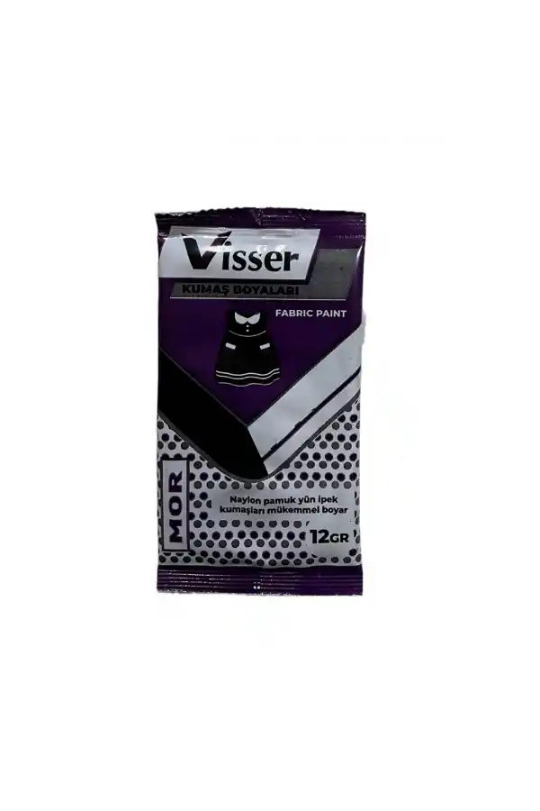 Mor Kumaş Boyası Visser 12gr