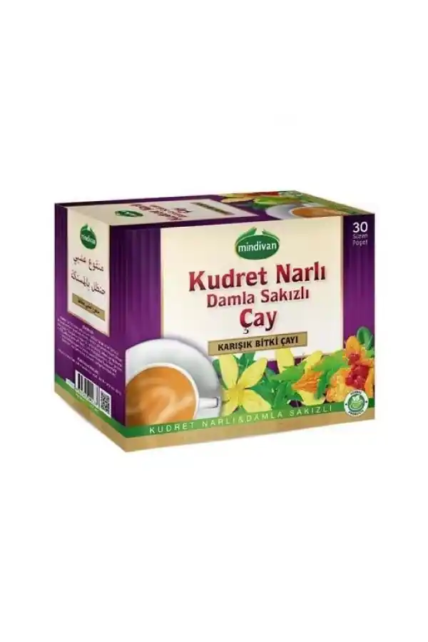 Mindivan Kudret Narlı Damla Sakızlı Bitki Çayı 30lu Süzen Poşet