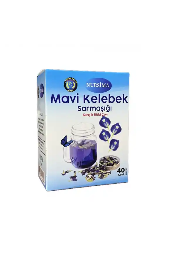 Mavi Kelebek Sarmaşığı Çayı 40lı Süzen Poşet Çay