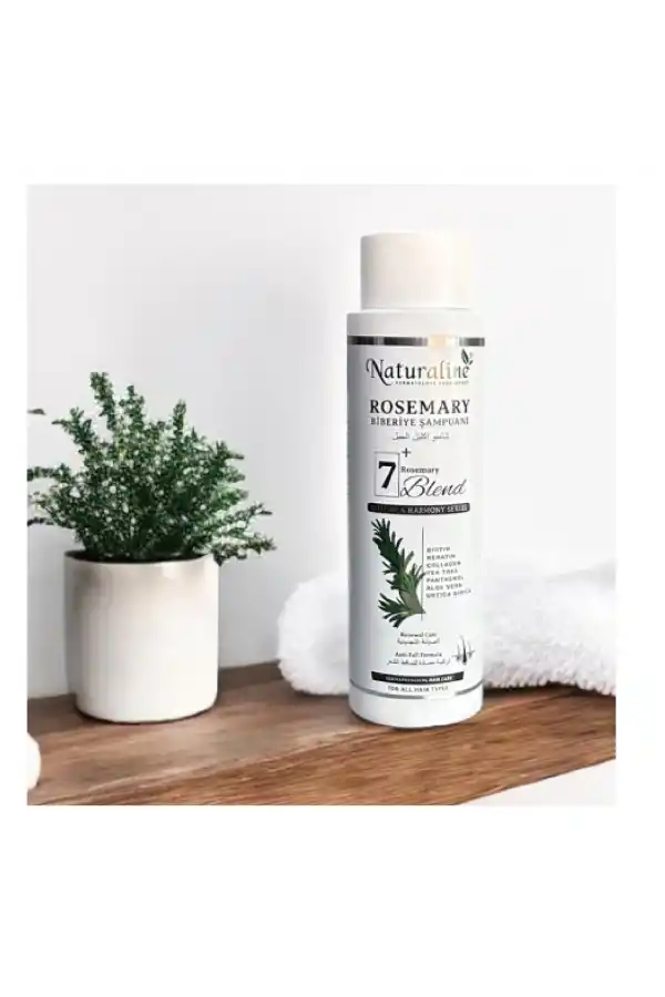 Naturaline Biberiye Şampuanı 400 ml Roemary Shampoo 7 Doğal Bileşim