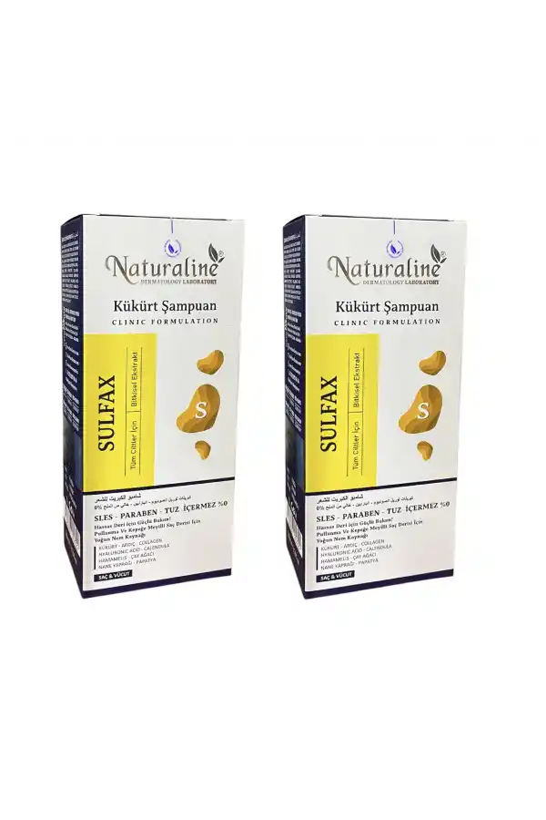 Naturaline 2 Adet Kükürt Saç ve Vücut Şampuanı 200 ml