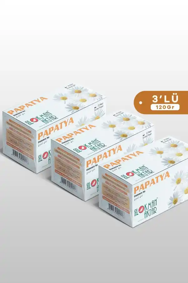 Papatya Çayı 20 Li Süzen Poşet 3lü set, Lokman Aktar