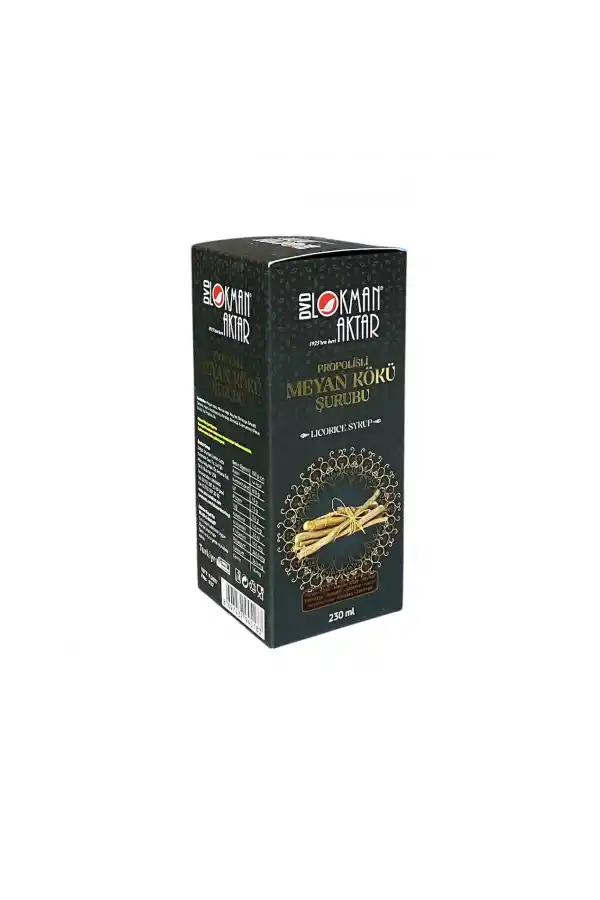 Propolisli Meyan Kökü Şurubu 230 ml, 3 Adet, DVD Lokman Aktar