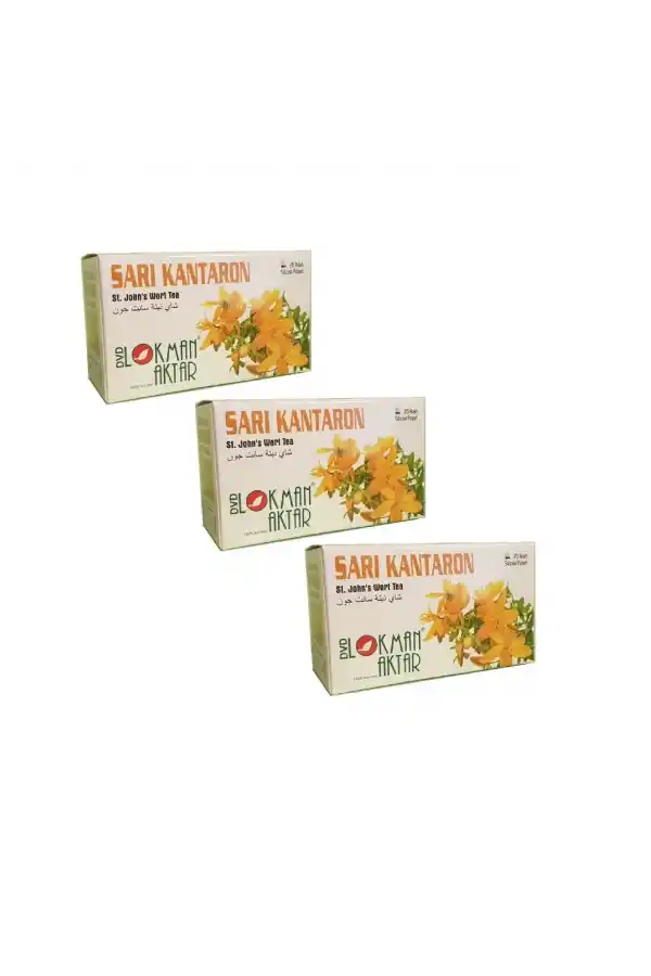 Sarı Kantaron Çayı 20 Li Süzen Poşet 3Adet, Lokman Aktar