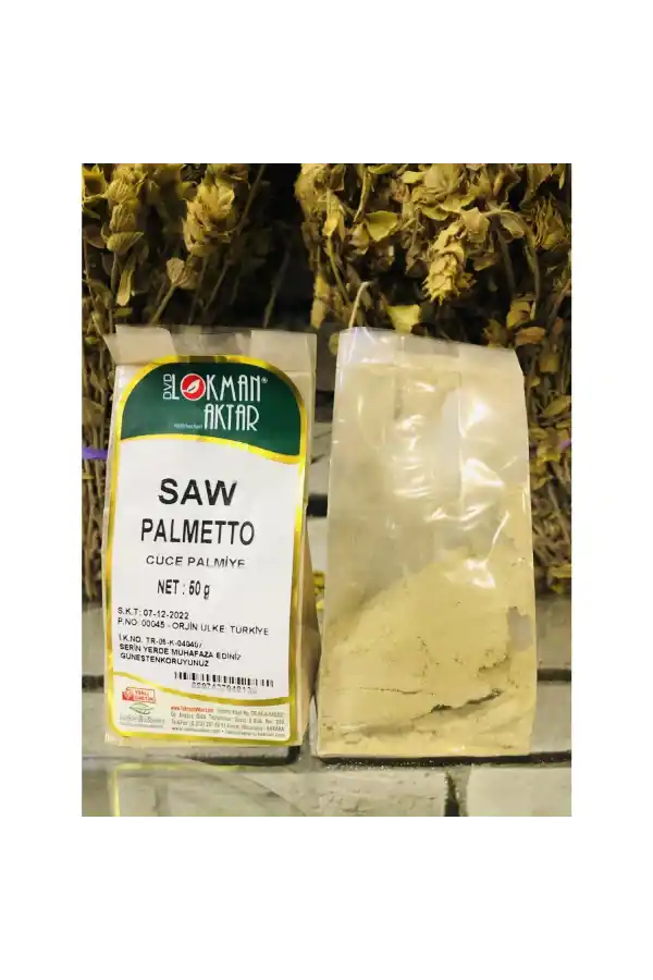 Saw Palmetto 50 Gr, Cüce Palmiye, Lokman Aktar