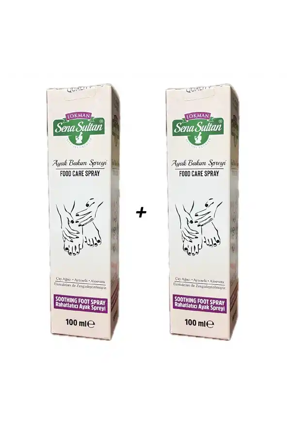 Ayak Bakım Spreyi/ Foot Care Sprey 100 ml 2 Adet, Lokman Sena Sultan