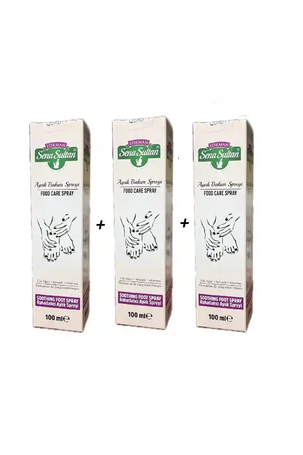 Ayak Bakım Spreyi/ Foot Care Sprey 100 ml 3 Adet, Lokman Sena Sultan