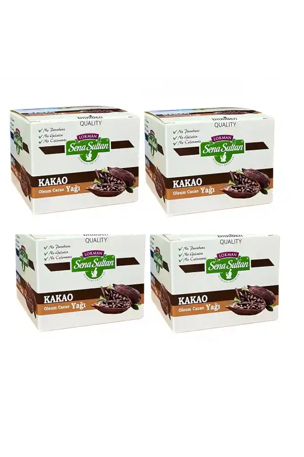 4 Adet Saf Kakao Yağı 100 ml, Lokman Sena Sultan