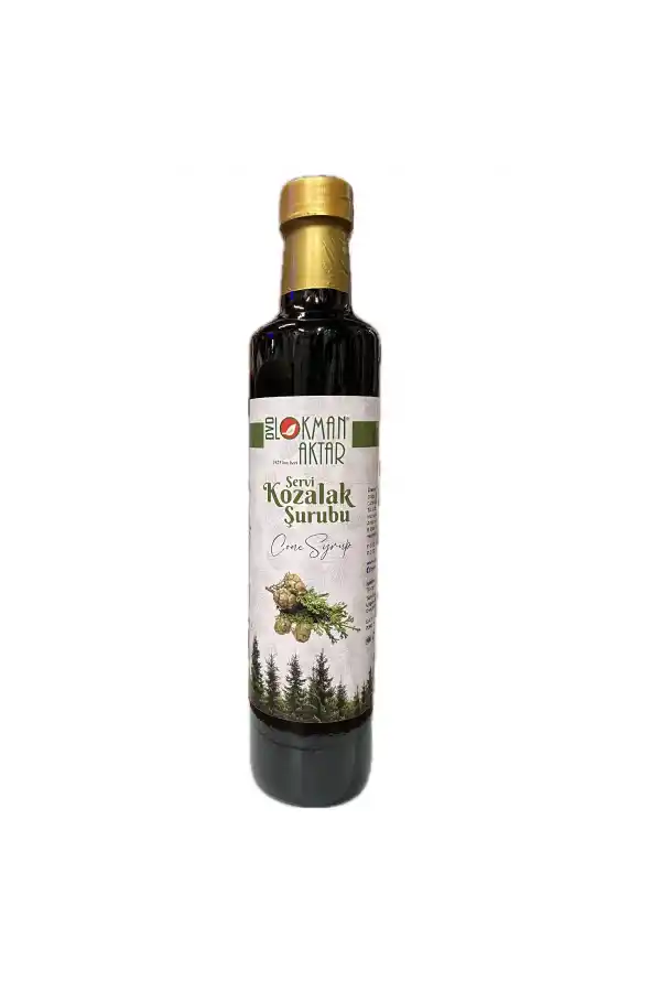 Servi Kozalağı Şurubu 500ml Cupressus Sempervirens 1Adet, Lokman Aktar