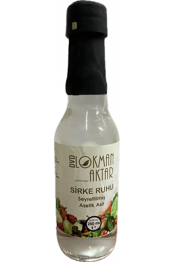 Sirke Ruhu Beyaz (Saf Sirke) Sirke 250 ml 1Adet, Lokman Aktar