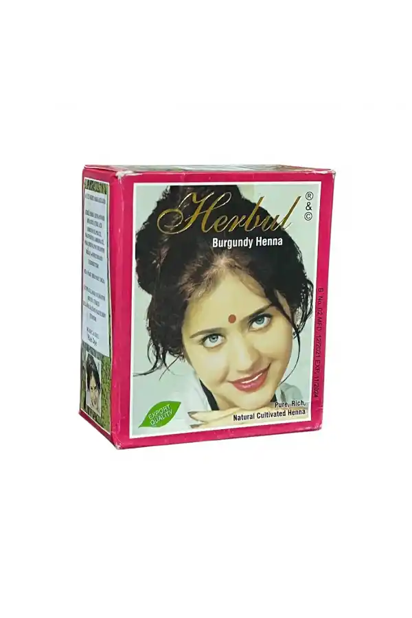 Bordo Kızıl Hint Kınası Herbul 10gr 6adet Burgundy Henna