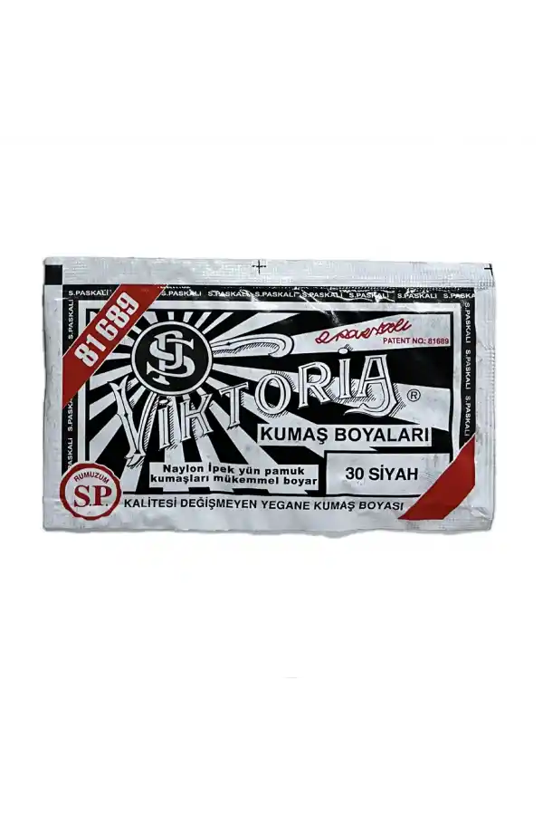 Siyah Kumaş Boyası Viktoria 10gr