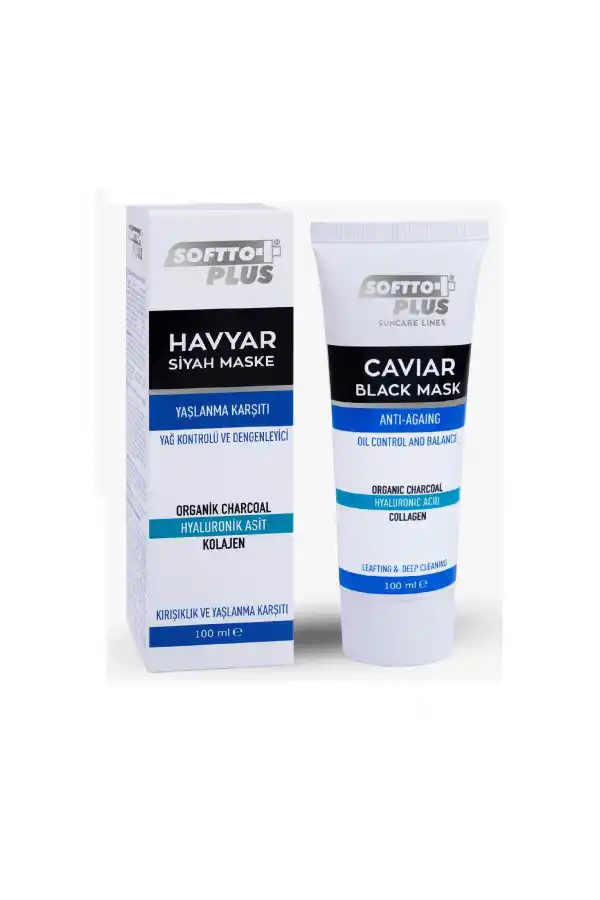 Softto Plus Havyar Siyah Maske 100ML