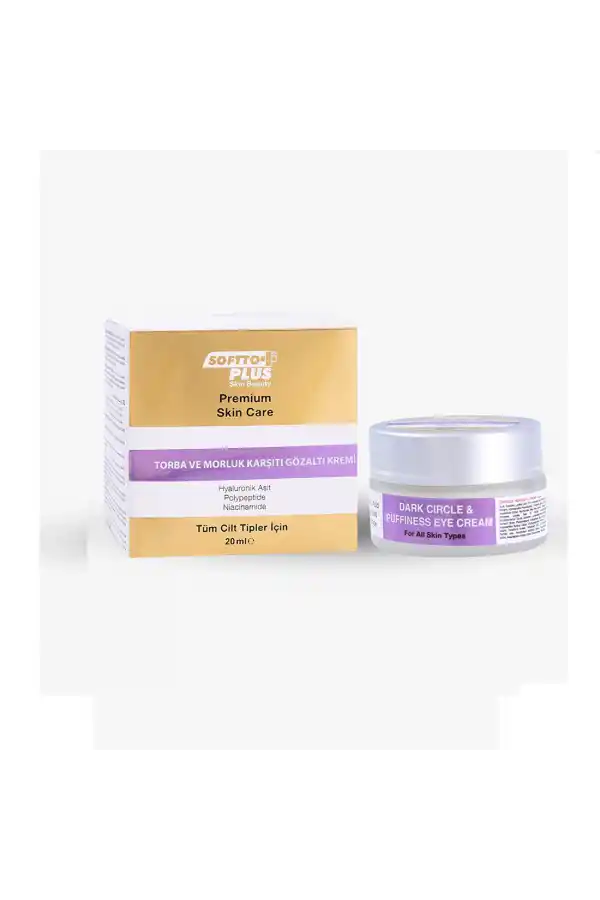 Softto Plus Torba ve Morluk Karşıtı Göz Altı Kremi 20 ML