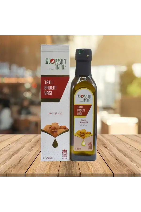 Tatlı Badem Yağı 250 ml, Lokman Aktar 2 Adet