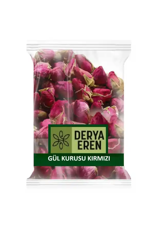 Tomurcuk Kırmızı Gül Kurusu 100 gr, Derya Eren