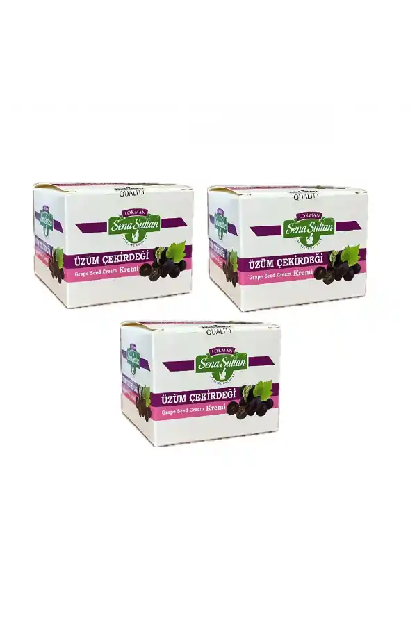 ÜZÜM ÇEKİRDEĞİ Kremi100 ML 3Adet, Lokman Sena Sultan