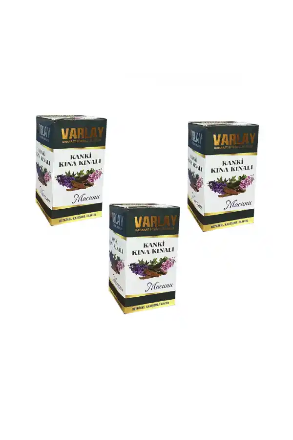 Varlay Kanki Kına Kınalı Macun 450 gr 3 Adet