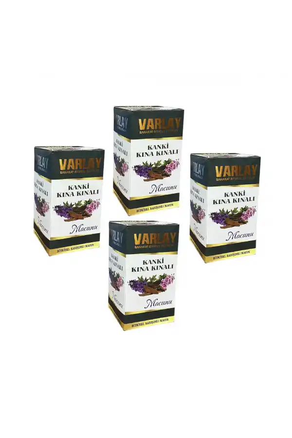 Varlay Kanki Kına Kınalı Macun 450 gr 4 Adet