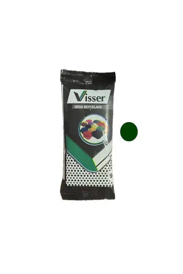 Visser Gıda Boyası Toz KOYU YEŞİL Renklendirici 9 Gr