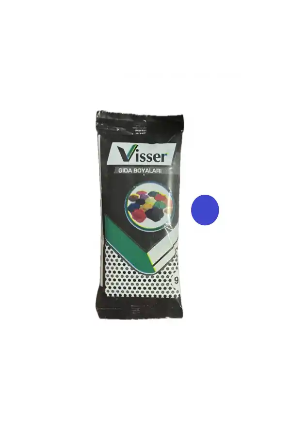 Visser Gıda Boyası Toz LACİVERT Renklendirici 9 Gr