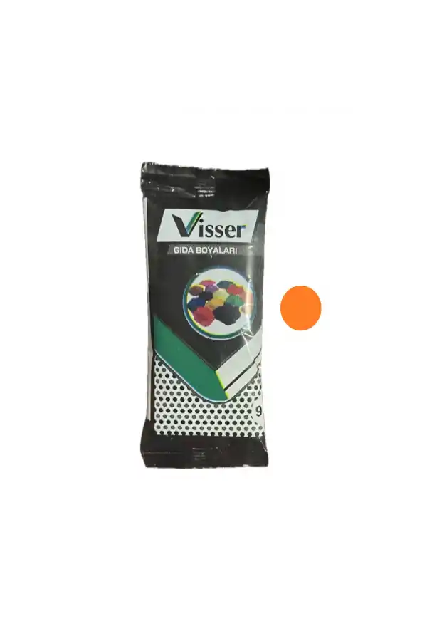 Visser Gıda Boyası Toz TURUNCU Renklendirici 9 Gr