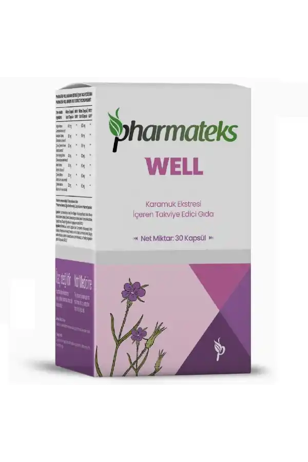 Well Karamuk Ekstresi İçeren 30 Kapsül, Pharmateks