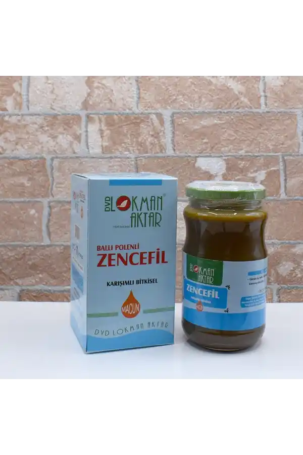 Ballı Polenli ZENCEFİL karışımlı Macun 420 g 1Adet, Lokman Aktar