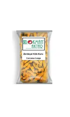 Zerdeçal Kök Kuru 50 Gr, Lokman Aktar