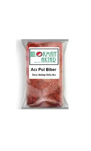 Ince Pul Biber Antep Orta Acı 500 Gr, Lokman Aktar