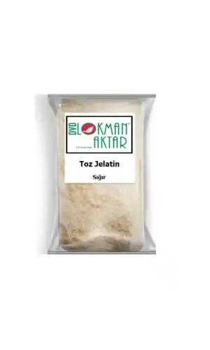 Jelatin Toz (sığır) 100 gr, Lokman Aktar