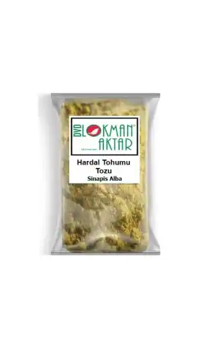 Sarı Hardal Tohumu Tozu 50 gr, Lokman Aktar