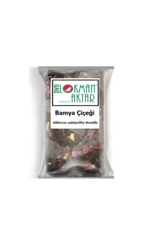 Bamya Çiçeği Hibiscus 50 gr, Lokman Aktar