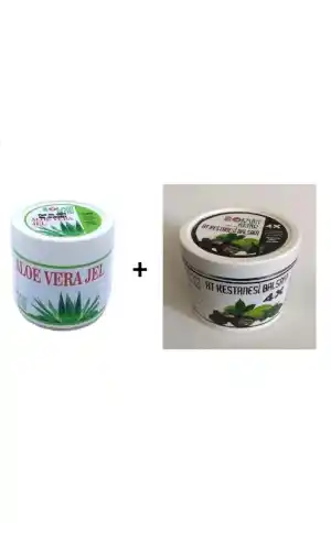 Aloe Vera Jeli 500ml+At Kestanesi Balsamı 500ml Horse Chestnut, Lokman Aktar