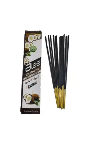 Hindistan Cevizi (coconut) 1 Inci Sınıf Doğal El Yapımı Tütsü Çubuğu 1 Paket