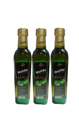 Iksirke Katkısız Ekşi Elma Sirkesi 500 ML 3Adet