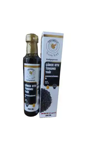 Çörekotu Tohumu Yağı 250 ml  Soğuk Pres Çörek Otu Yağı 1Adet, Melly