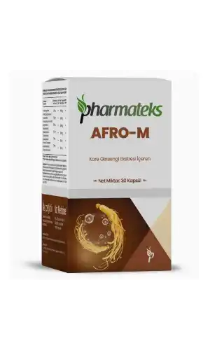 AFRO-M Kore Ginsengi Ekstresi İçeren 30 Kapsül, Pharmateks
