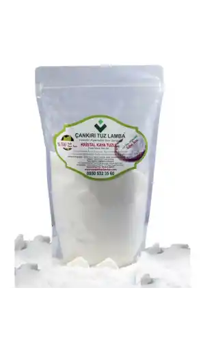 Doğal Çankırı Mineralli Kristalli Sofra Tuzu İnce 1 Kg